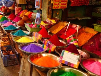 Farben für das Holi-Fest