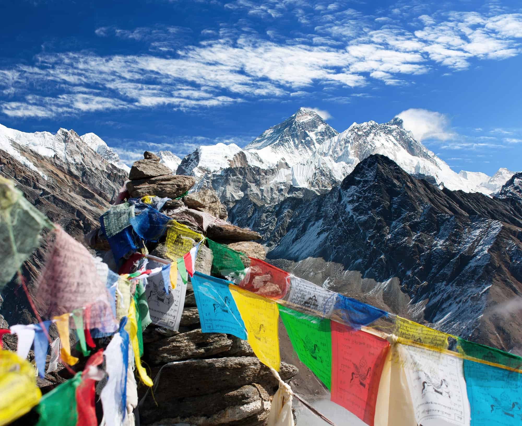 Blick auf den Everest 